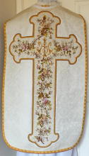 White Roman Vestment 9071